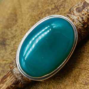 Beautiful Semiprecious Green Onyx Gemstone <b>Ring</b> Wholesale Price Handmade Jewelry 925 Sterling <b>Silver</b> Fine <b>Rings</b> for <b>Men</b> & Women - Product Image 2