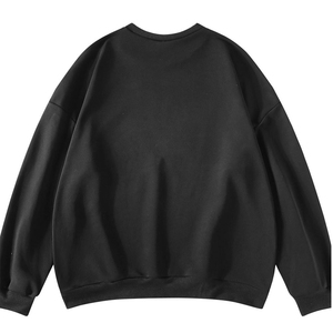 Sudadera Extra Grande de Invierno para Hombre, 100% Algodón, Felpa, Lisa, Informal, Teñida, Transpirable, Ecológica, Suave para un Movimiento Relajado - Product Image 2