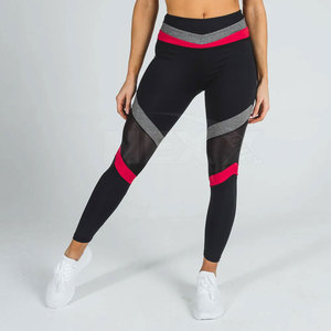 Ensemble de yoga pour femmes personnalisé à bas prix, taille élastique, couleur unie, 2 pièces, respirant, de haute qualité, en spandex/polyester - Product Image 6