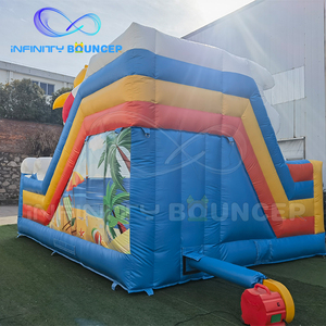Nuevo diseño al aire libre comercial que rebota casas castillo inflable salto Castillo rebote casa inflable Combo Hupfburg para la venta - Product Image 5