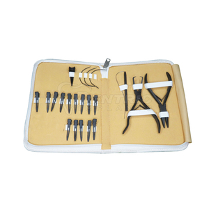 Heavy-Duty Stainless Steel Complete <b>Hair</b> <b>Extension</b> Tools Set for Salons with <b>Micro</b> <b>Rings</b> and Professional Pliers - Product Image 2