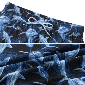 กางเกงขาสั้นลำลองผู้ชายไซส์ใหญ่ ปี 2025 พิมพ์ลายแบบ Sublimation มีเชือกผูกเอว บริการ OEM ODM ขั้นต่ำสั่งซื้อน้อย แฟชั่นกลางแจ้ง โพลีเอสเตอร์ 100% - Product Image 3