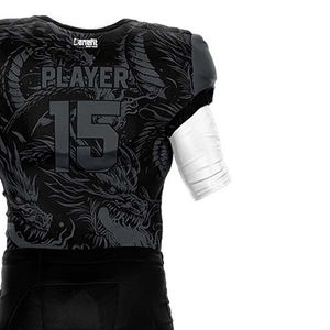 El más nuevo diseño Ropa deportiva Camiseta de fútbol americano Últimas camisetas de fútbol de estilo americano Tops de fútbol americano con pantalones cortos - Product Image 5