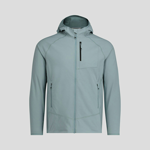 Veste polaire élégante pour hommes avec tissu en toile Conception à glissière Respirant Coupe-vent pour la randonnée en plein air Ski Casual Winter Wear - Product Image 6