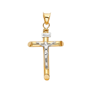 Pendentif Croix Chrétienne Personnalisable en Plaqué or Accessoires Religieux Tendance à la Mode avec Emballage de Logo Personnalisé - Product Image 1