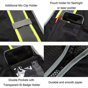 Chaleco de Seguridad Reflectante de Alta Visibilidad para Trabajo de Construcción, Certificado CE, Resistente al Viento y Antibacteriano, Color Personalizado - Product Image 4