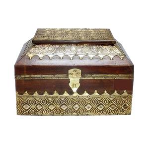 Handmade Mini Wooden <b>Box</b> High Quality Treasure <b>Chest</b> Pine Wood Home Decorative Item Antique Design Wooden <b>Box</b> Luxury Packaging - Product Image 4