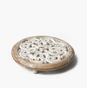 Plato de madera decorativo al mejor precio para servir comida, restaurante, Hotel, Fiesta en casa, boda, otras placas de Metal duraderas, platos - Product Image 5