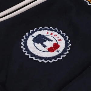 Chaquetas Varsity para Hombre OEM, Calidad Premium, Cuerpo de Lana, Mangas de Cuero, Logotipo Personalizado Bordado, Chaqueta Larga Cálida y Transpirable - Product Image 4