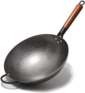 กระทะเหล็กคาร์บอนแบบดั้งเดิมของแท้ด้ามจับด้ามจับแบบไม่เคลือบด้วยสารเคมีของแท้กระทะแบบดั้งเดิม - Product Image 1