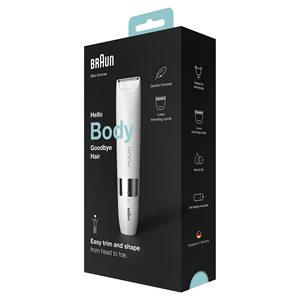 Tondeuse Électrique Blanche Multi-Packs pour Épilation Corporelle Femme et Homme avec Lame en Céramique - Product Image 3
