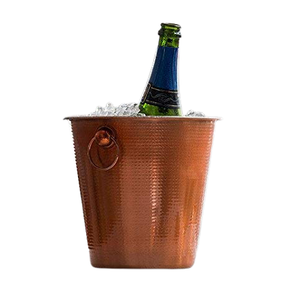 Cubo de almacenamiento de hielo de cobre martillado con forma y tamaño personalizados de calidad superior Cubo de hielo al precio más bajo - Product Image 3