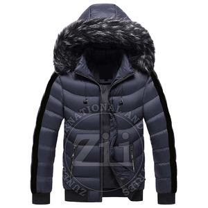 OEM Services High Quality Men Canvas Puffer Jacket New Design Winter Waterproof Breathable - Product Image 1