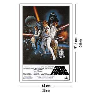 Modern Style Star Wars 'C' <b>Poster</b> Black <b>Frame</b> Paper Material for Wall Decor - Product Image 4