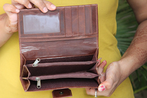 Cartera de mano larga para mujer, monedero de gran capacidad, a la moda - Product Image 4
