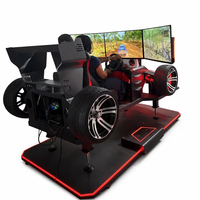 Simulateur de course dynamique 3 axes populaire et dernier cri, style Formule 1, pour club d'e-sport professionnel