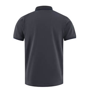 เสื้อยืดผ้าฝ้ายถักสำหรับผู้ชายเสื้อลำลองผ้าระบายอากาศได้ดีแขนสั้นออกแบบโลโก้ได้ตามต้องการ - Product Image 5