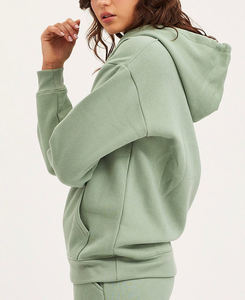 Ropa de calle Premium Sudadera con capucha de gran tamaño Sudaderas con capucha para mujer Sudadera transpirable con hombros caídos con sudaderas holgadas estéticas - Product Image 3