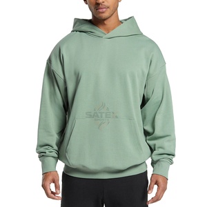 Sudadera con Capucha Unisex de Alta Calidad en Poliéster/Algodón con Lavado Ácido, Nueva Tendencia de Moda, Transpirable, Bordada, Lavada a la Piedra, con Logotipo Personalizado - Product Image 4