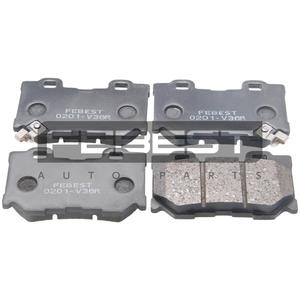 Pastiglie freno posteriori FEBEST (0201-V36R) - Product Image 1