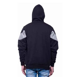 Sweat-shirt à capuche en molleton de coton 100% pour hommes pull à manches longues solide hiver à capuche logo imprimé personnalisé brodé teint uni - Product Image 2