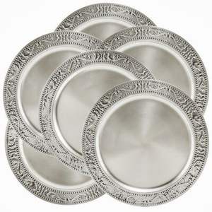 Assiette de présentation dorée en métal au design moderne et élégant, forme irrégulière faite à la main pour la décoration de table de banquet, hôtel, restaurant - Product Image 2