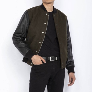 Chaqueta universitaria gruesa unisex, estilo bomber, para invierno, OEM, personalizada, premium, al por mayor, estilo universitario, duradera, moderna, para la calle - Product Image 1