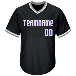 Maillots de baseball personnalisé sergé cousu logo brodé nom de l'équipe vêtements de baseball maillots de baseball grande taille pour hommes - Product Image 2