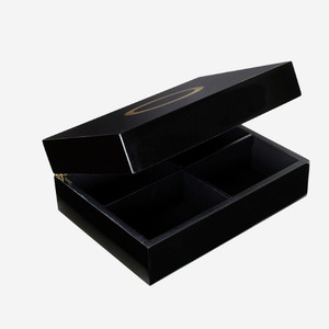 Decorativo Moderno Rectangular Blacklacado joyero MDF caja laca caja de regalo mayorista Vietnam - Product Image 2