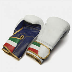 Gants de boxe et de MMA professionnels personnalisables de 8oz 12oz 16oz Gants d'entraînement durables en cuir PU pour le sport des adultes - Product Image 5