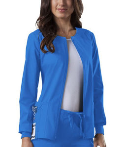 Hospital Scrubs Unisex Cómodo Cremallera Enfermería Chaqueta Scrubs Uniformes Mujeres Enfermera Verano Hospital Scrubs - Product Image 3