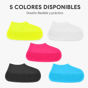 ELE-GATE Cubrezapatos de Silicona Impermeables Antideslizantes, Cierre de Tirón Ambidiestro, Reutilizables, Flexibles, para Viajes al Aire Libre - Product Image 1