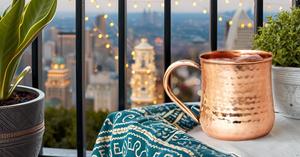 Fabriqués à la main 100% pur cuivre massif métal Moscou Mule tasses 18 oz capacité chopes à bière pour les fêtes - Product Image 2