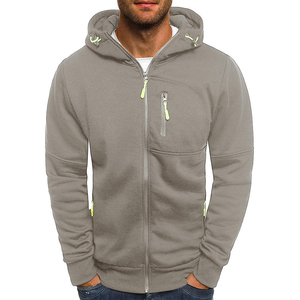 Meilleure vente personnalisation fermeture éclair sweats à capuche 100% coton polaire blanc uni tenue décontracté tissu doux taille confortable fermeture éclair sweats à capuche - Product Image 4