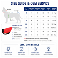 Gilet d'hiver matelassé pour chien en polyester écologique de qualité supérieure, imprimé, disponible en 4 couleurs, réfléchissant, coupe-vent, rembourré, avec anneau en D, taille petite