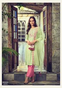 Kurtis de Viscosa Pura Multicolor para Mujer, Hechos a Mano, Completamente Cosidos, Listos para Usar, con Pantalón, Disponibles en Stock para Venta en Línea, Marca Dhwaja Export - Product Image 6