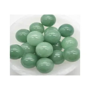 Grüne Aventurine-Kugeln Eier finden Stabilität und Klarheit in Erdtönen Kristall-Genesung polierte Kugeln und Eier