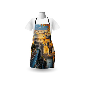 Best Selling Sublimation Custom Print 100% Cotton Unisex <b>Kitchen</b> <b>Apron</b> with Customized Label - Product Image 2