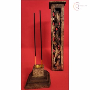 Luxury Wooden <b>Incense</b> <b>Burner</b> Box for Home Decor Elegant Design Ash Catcher for <b>Incense</b> Sticks and <b>Cones</b> - Product Image 2
