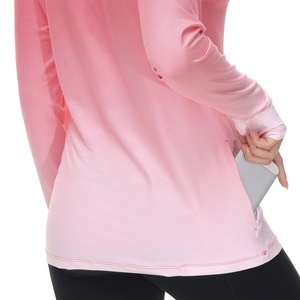 Camisa transpirable para mujer Rendimiento de pesca UPF 50 Protección solar Manga larga Secado rápido Ropa para correr al aire libre - Product Image 4