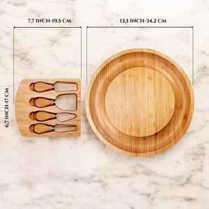 Ensemble de planches à fromage et à découper en bois naturel |   Planches de service de cuisine durables au prix le plus bas - Product Image 5