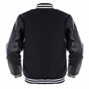 Unisex Custom Wool Body <b>Leather</b> Sleeves Varsity <b>Jackets</b> Stand Winter Work Style CollegeBaseballjacket for <b>men</b> DDP Shipping - Product Image 6