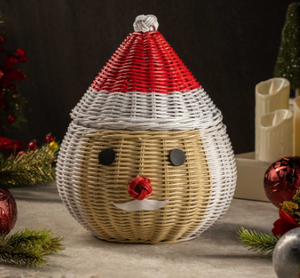 Sisu ตะกร้าหวายใส่ขนมดีไซน์ใหม่น่ารักสำหรับตกแต่งบ้านตะกร้าใส่ช็อคโกแลตงานฝีมือ - Product Image 5