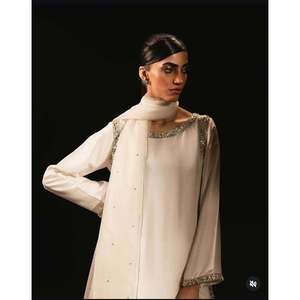 Elegant Long <b>Silk</b> Dresses Simple Fashion for Mother of Bride Occasions-Buy Online - Product Image 5