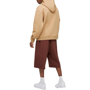 New Arrival Wholesale Warm Winter Hooded Pullover Hoodies OEM Embroidery logo High GSM <b>Thick</b> <b>Fleece</b> Solid Brown 100% Cotton Men - Product Image 6