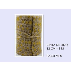 LINEN BELT 12CM * 5M1u/c Premium Gift Ribbons - Product Image 1