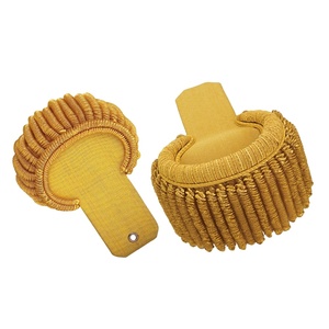 Hombreras de Primera Calidad, Bordadas, de Encaje de Lujo, Ceremoniales, Tácticas, con Flecos de Hilo Dorado, 100% Alta Calidad - Product Image 3