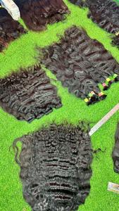 Extensiones de cabello humano Remy ondulado Natural indio crudo profesional 30 pulgadas extensiones de cabello virgen Premium para salones y estilismo - Product Image 4