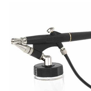 Hobby auto gráficos nail art Crafts Kit de aerógrafo de alimentación de sifón de doble acción con pintura acrílica - Product Image 3