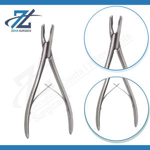 Rongeur para Huesos y Articulaciones, 190 mm de Largo, Curvo, Mordida de 4 mm, Instrumentos Quirúrgicos Manuales de Acero Inoxidable, Fabricante en Pakistán, Certificado CE - Product Image 3